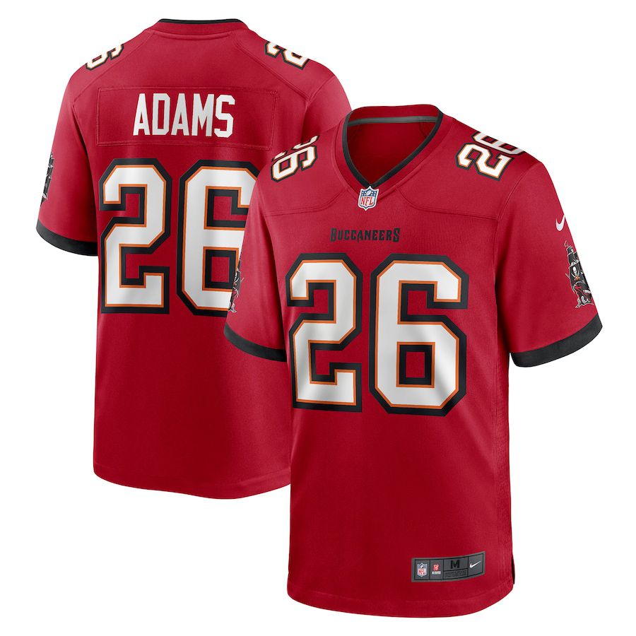 Men Tampa Bay Buccaneers 26 Andrew Adams Nike Red Player Game NFL Jersey